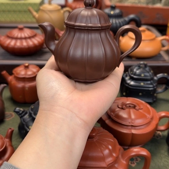 紫砂茶壶宜兴紫砂宫灯