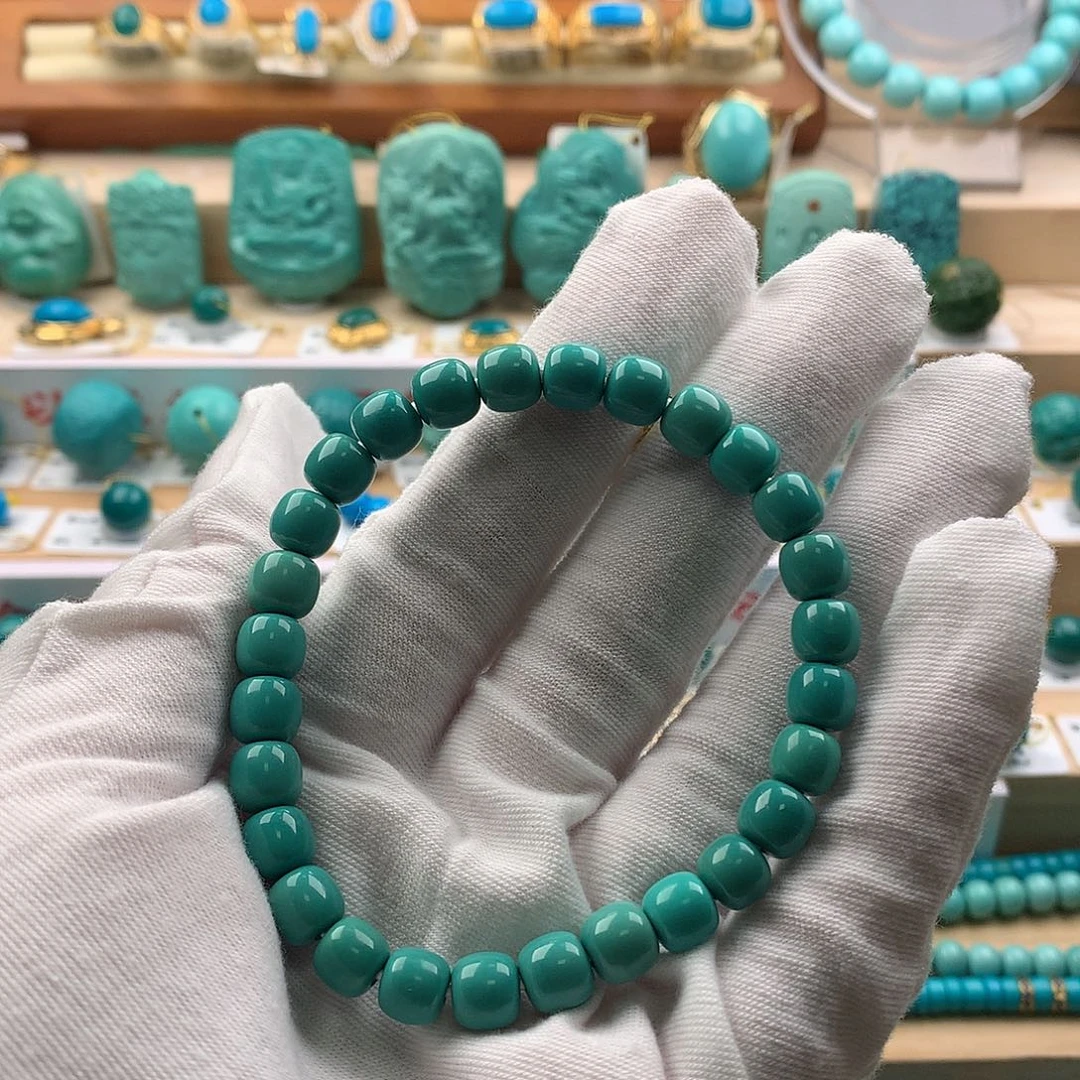 绿松石未镶嵌配饰7.5