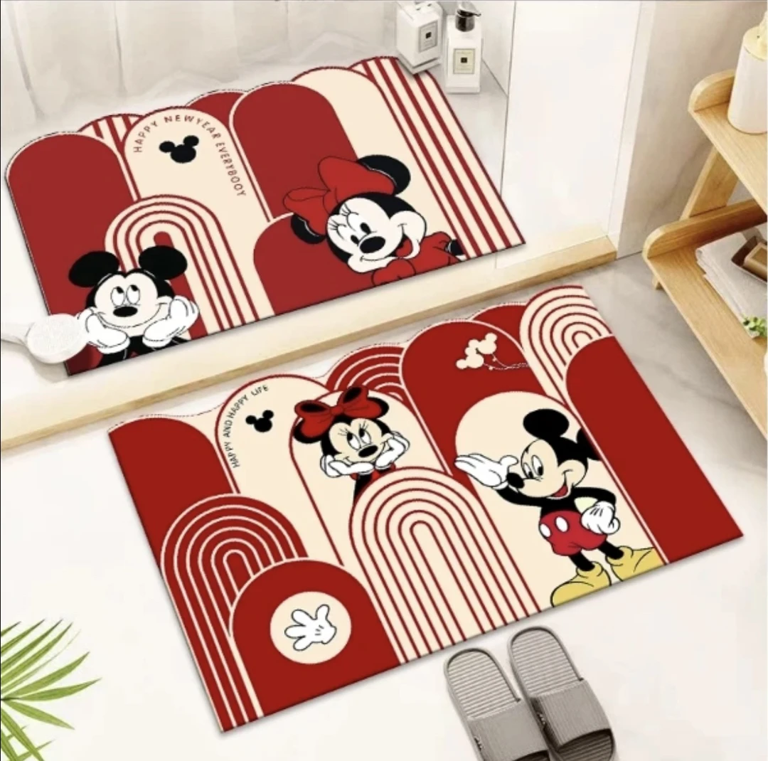 两件套40*60厘米硅藻泥底 轻奢简约浴室厕所地垫桌面台面垫