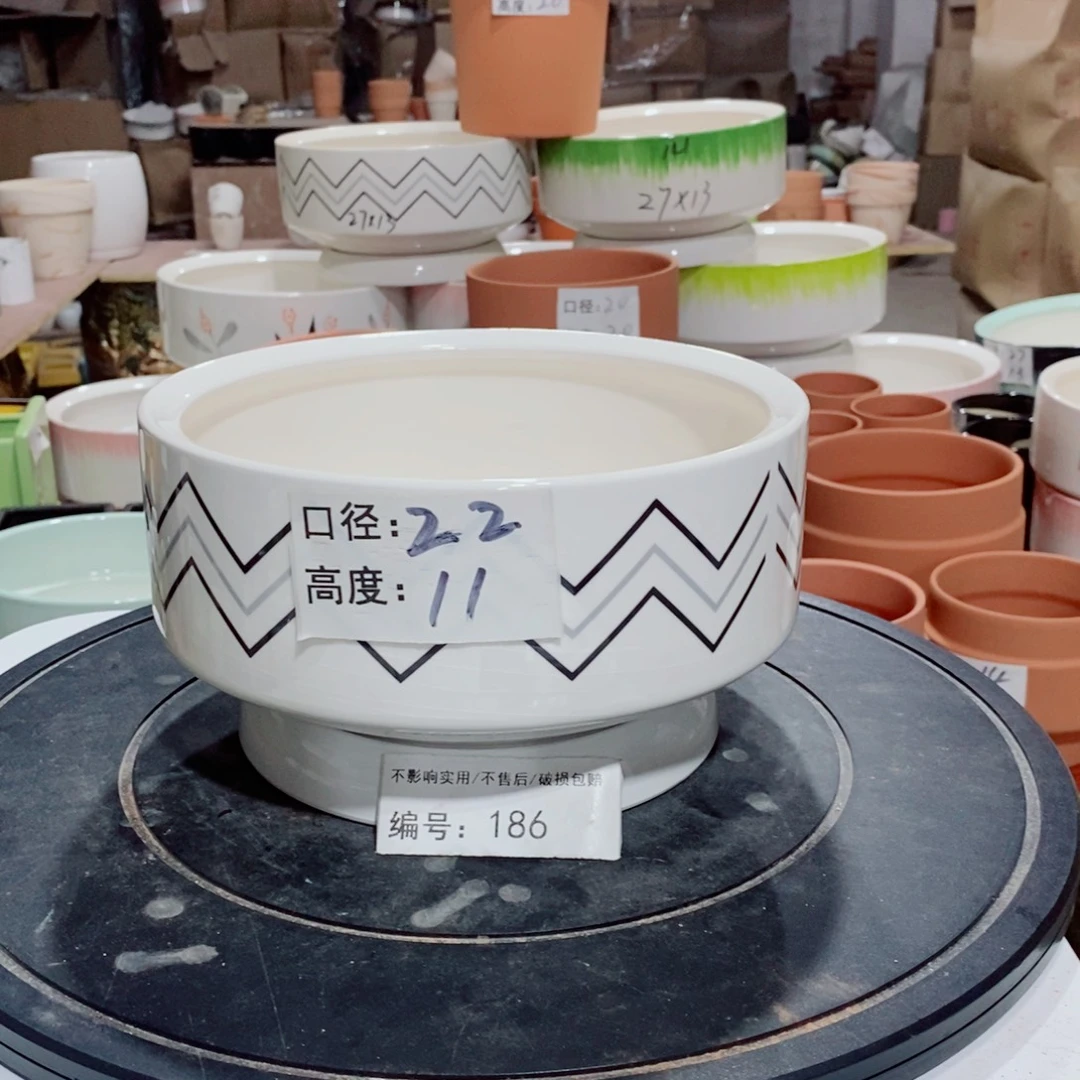 微瑕花盆-186-口22×11-1个