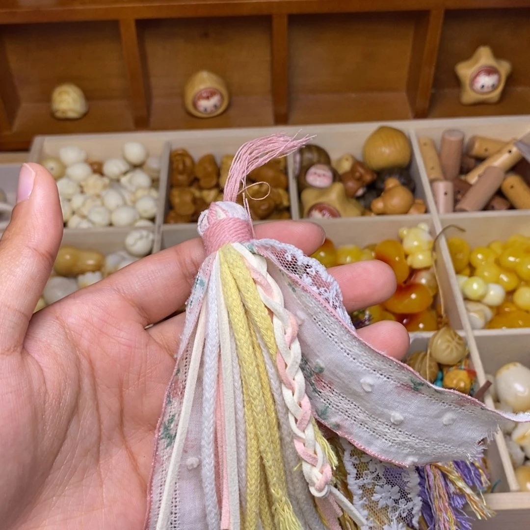 猴头核桃吊坠花间物语流苏