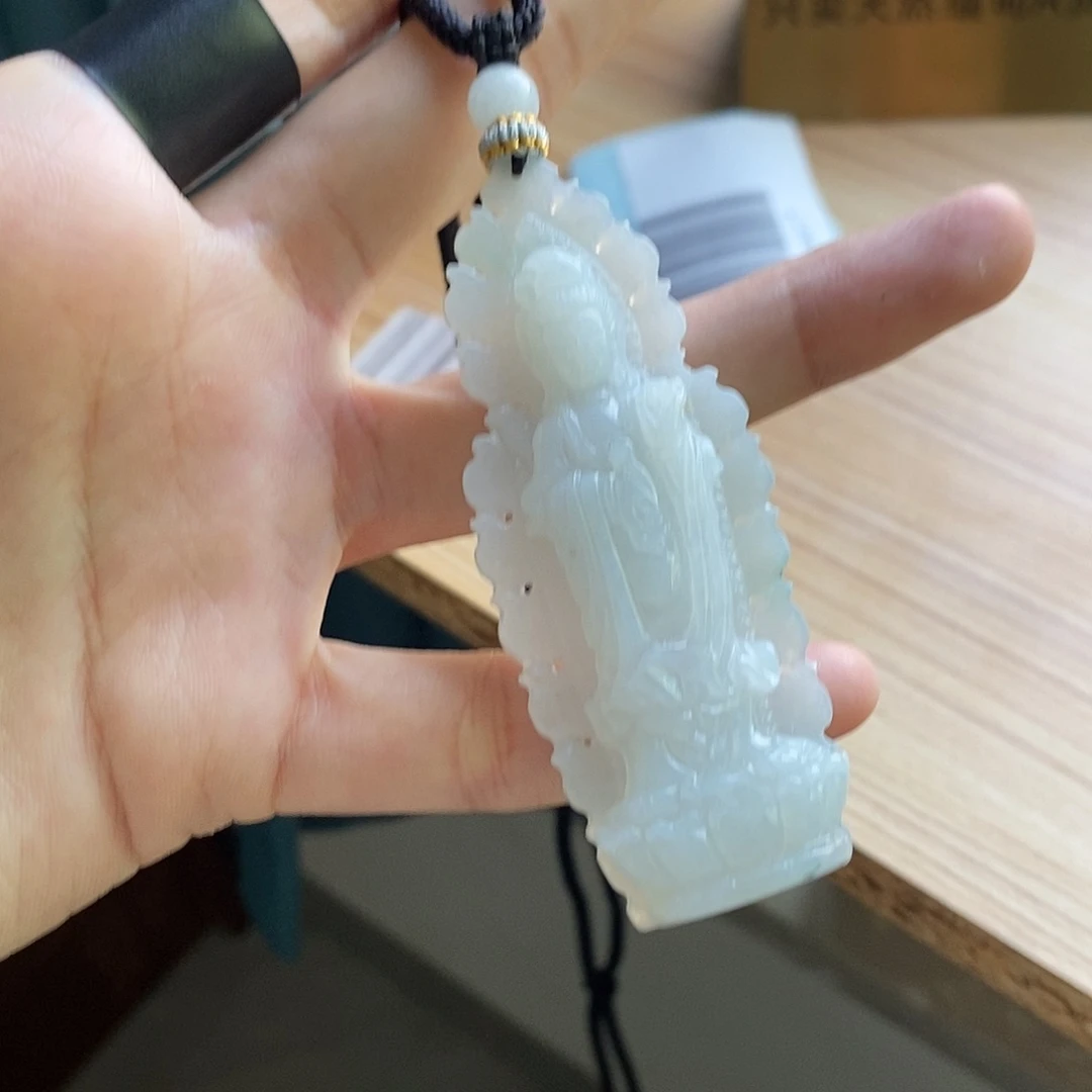 【闪购商品】颈饰未镶嵌翡翠天然缅甸A货翡翠