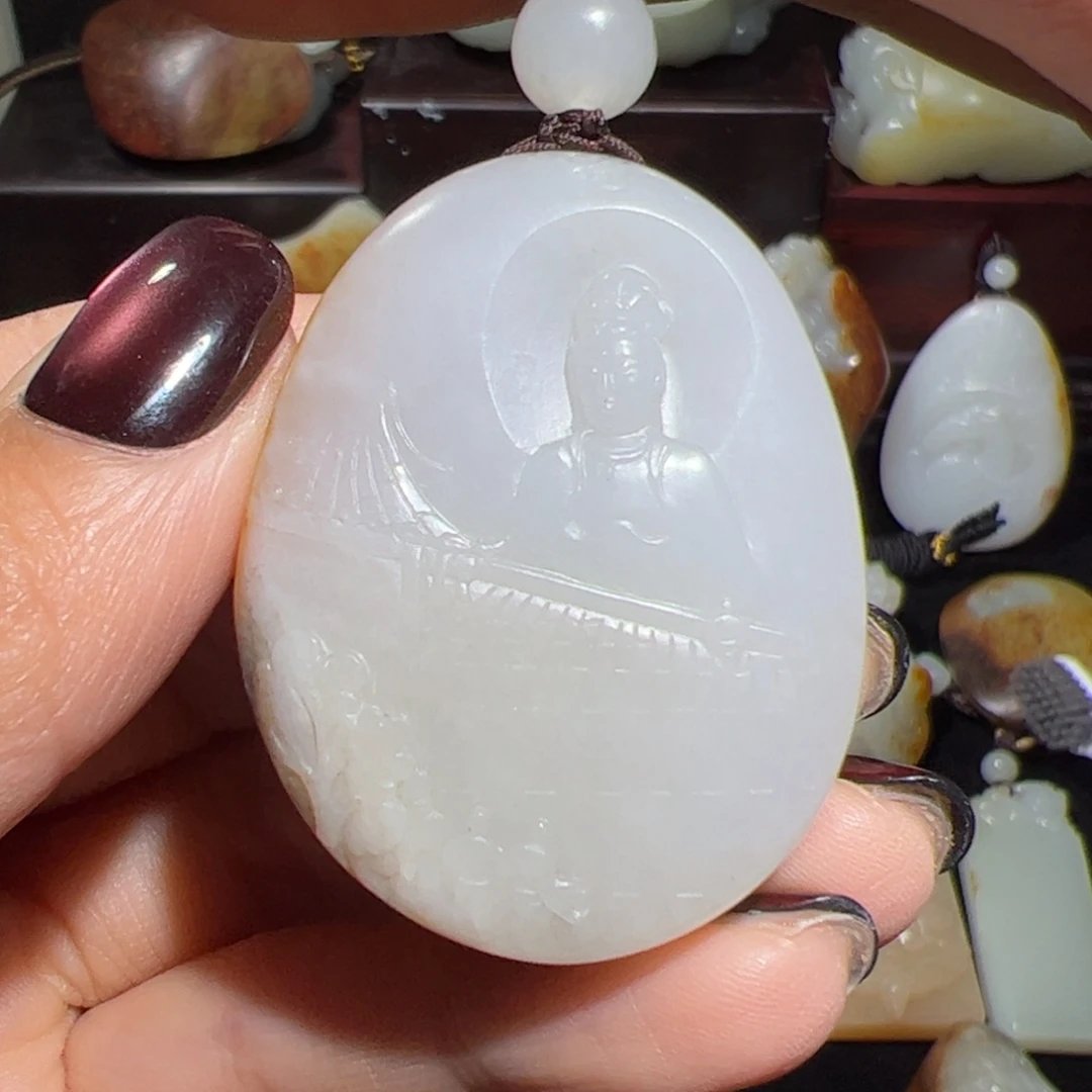 和田玉（子料）未镶嵌颈饰