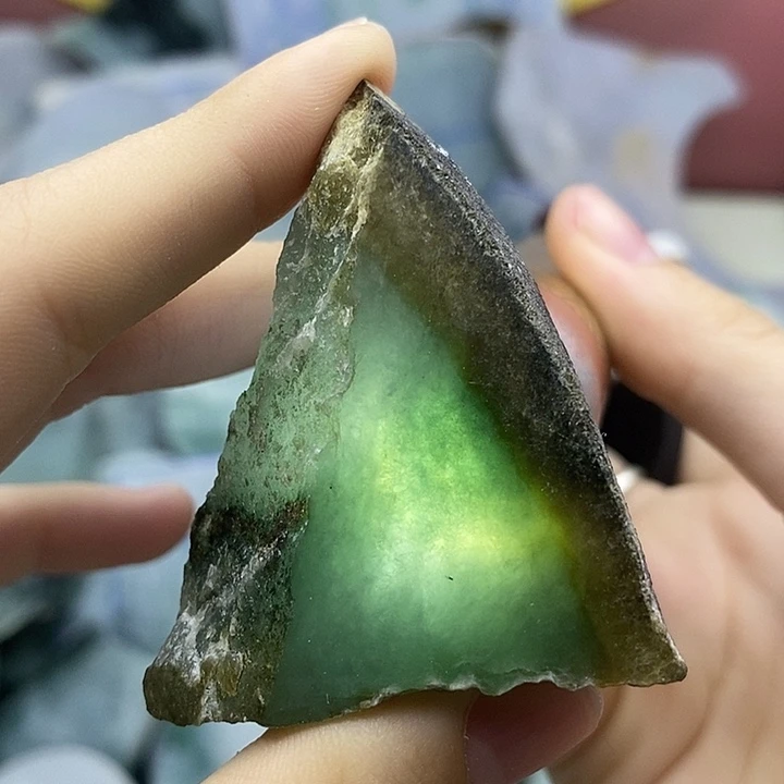 翡翠裸石纯天然翡翠