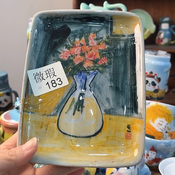 陶景德镇釉下手绘陶瓷