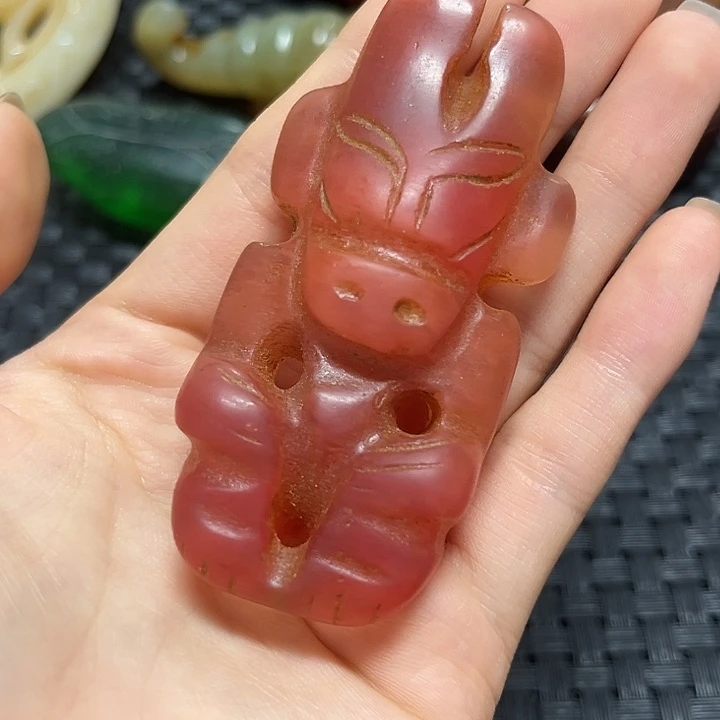 滴血莲花菩提把件