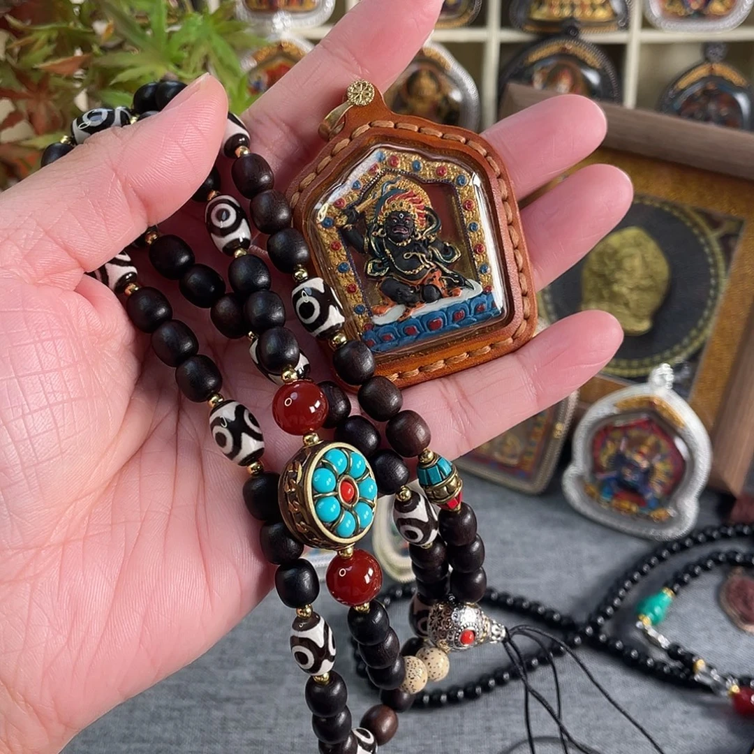 不***终泥塑不动明王擦擦+绑绳