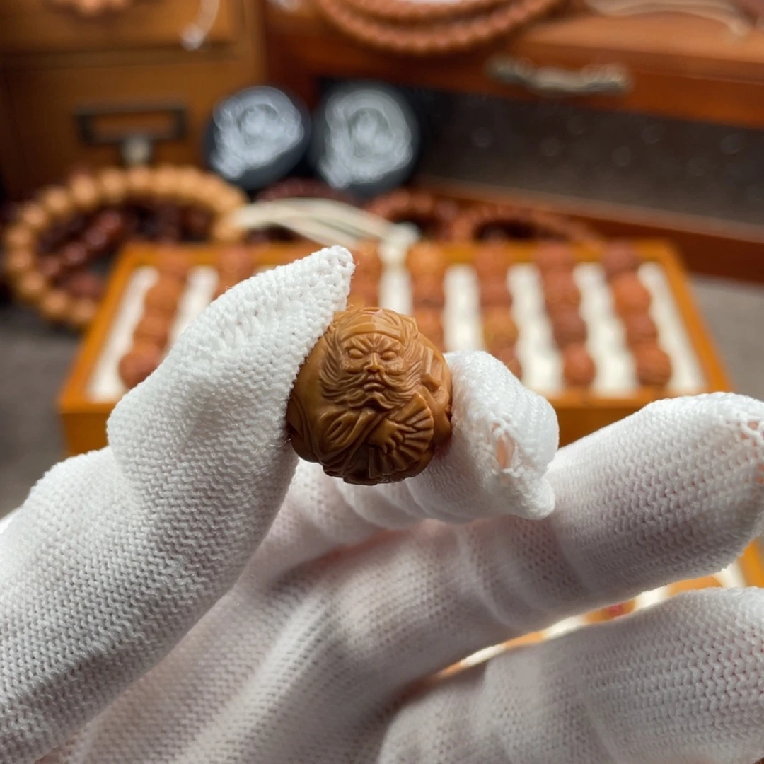 我***驴猴头核桃吊坠猴头核桃雕刻