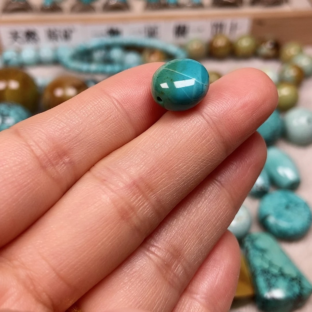 未镶嵌绿松石珠宝半成品