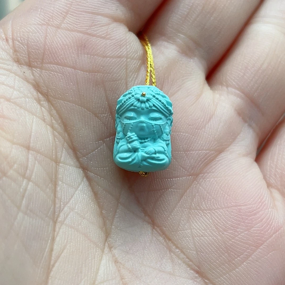 绿松石未镶嵌颈饰