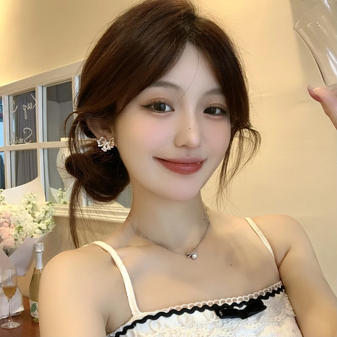 FULL GIRLISH耳环01154森系蝴蝶少女耳钉耳饰