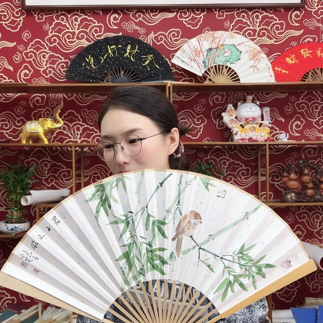 书法书法 95寸玉竹 手写手绘 默认粘好