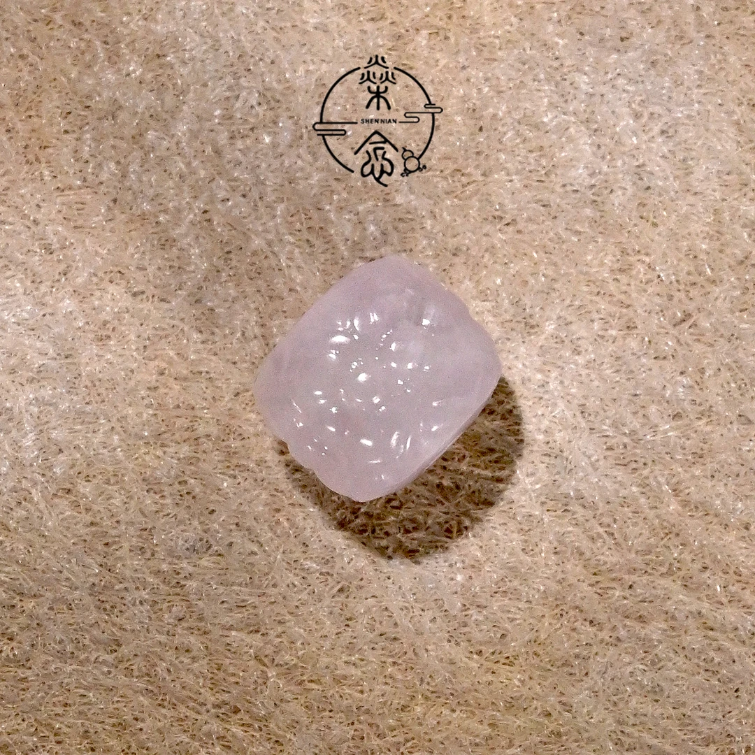 8MM天然紫锂辉并蒂莲桶珠108手串DIY配饰散珠配珠顶珠腰珠鼓珠