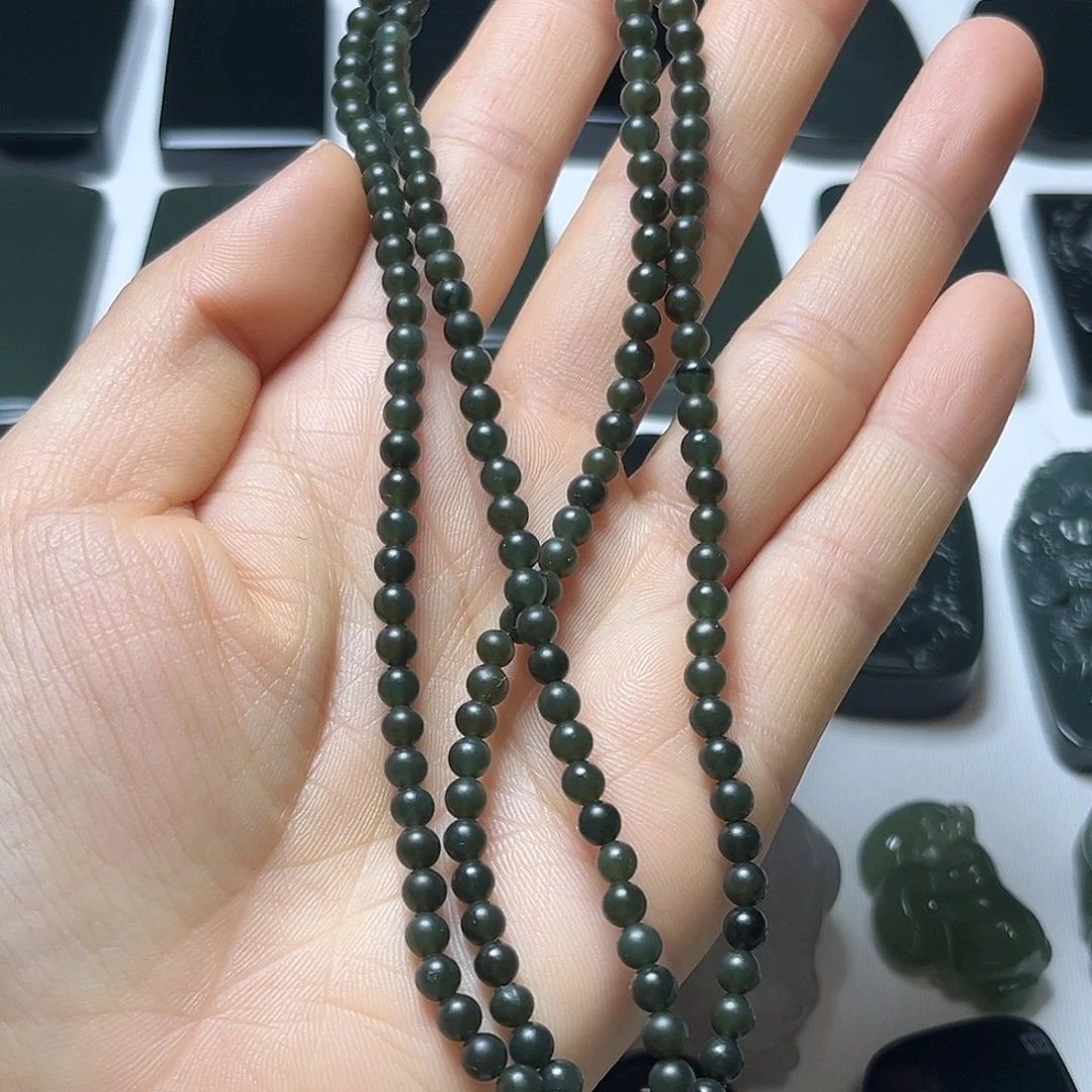 和田玉（青玉）未镶嵌颈饰