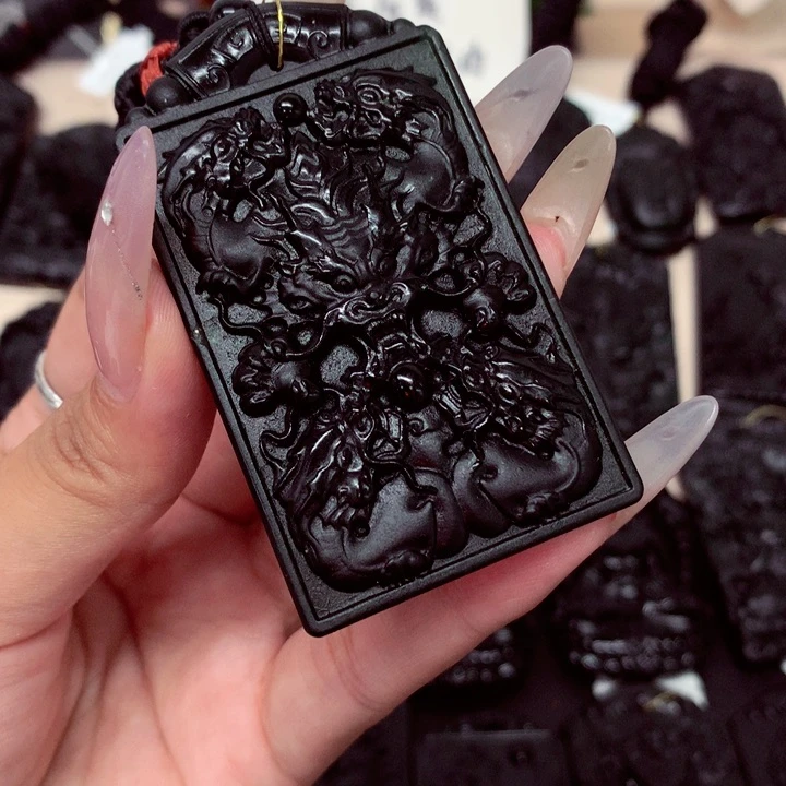 天然a货钢琴黑挂件