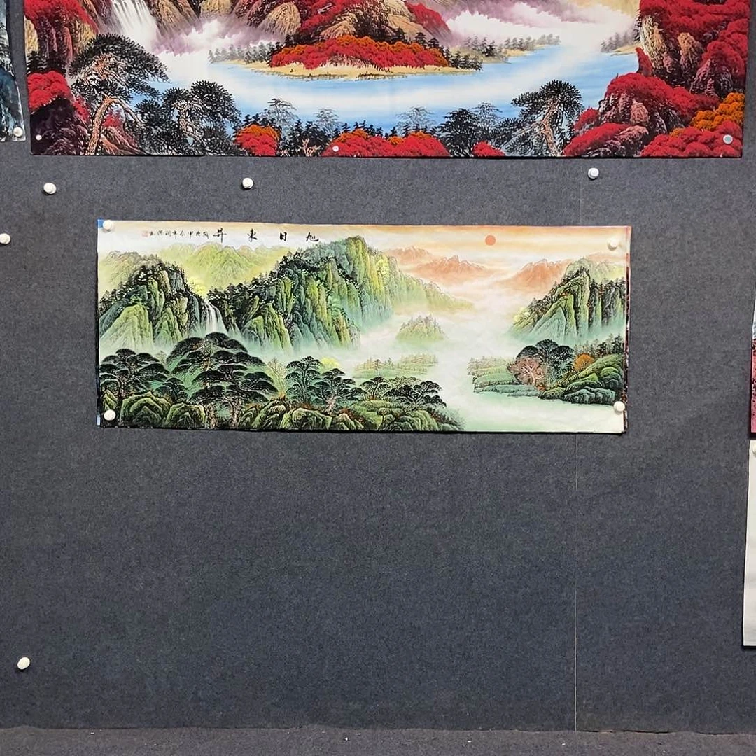 国画小六尺山水一幅