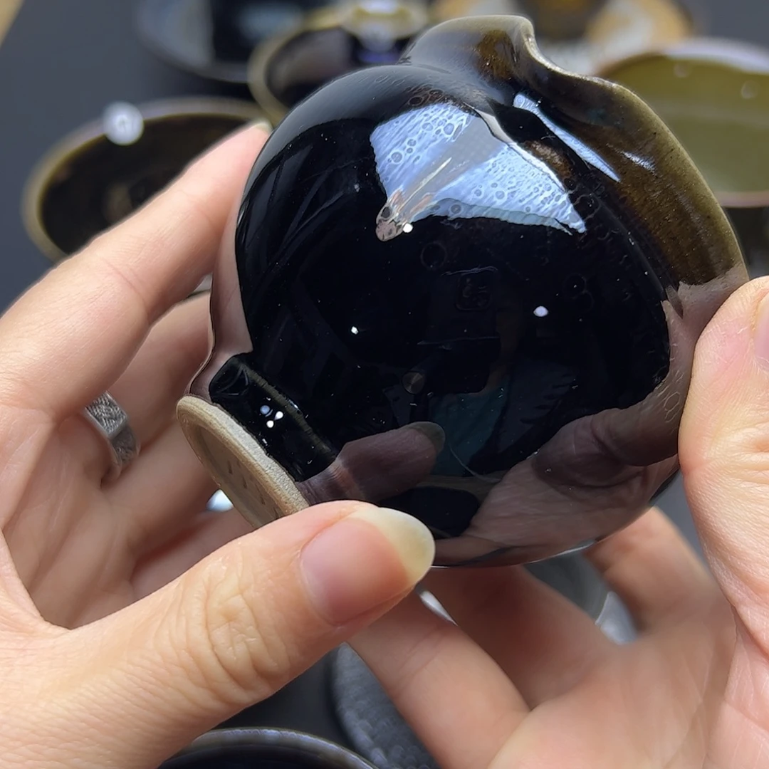 茶盏建窑建盏主人杯