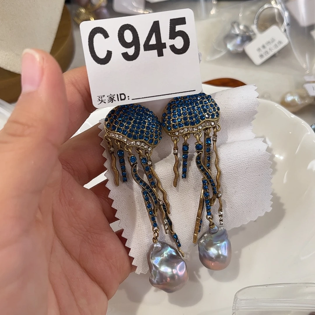 耳饰淡水珍珠合金