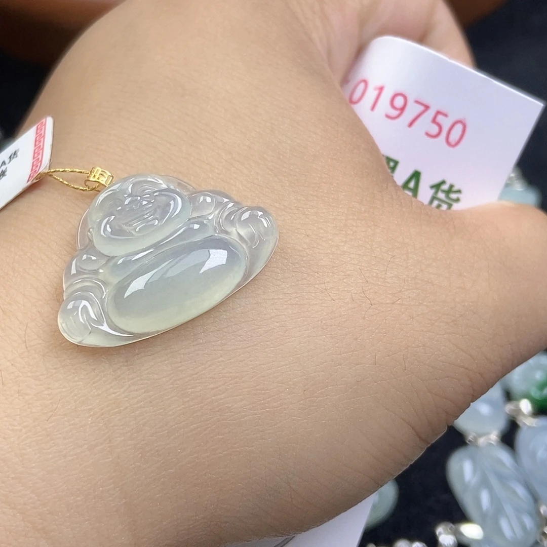 翡翠未镶嵌颈饰天然