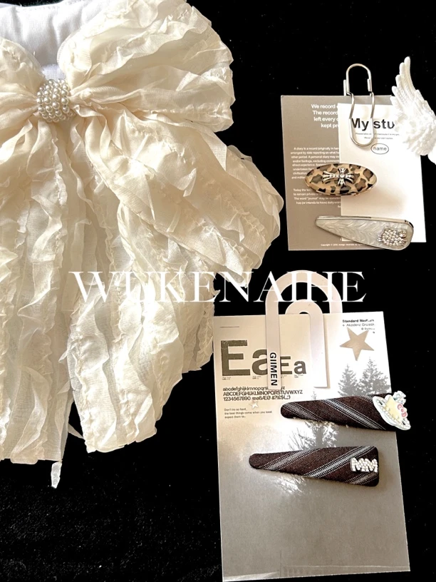 【重工边夹默认代拆】个人单 轻奢ins百搭经典小众甜美少女