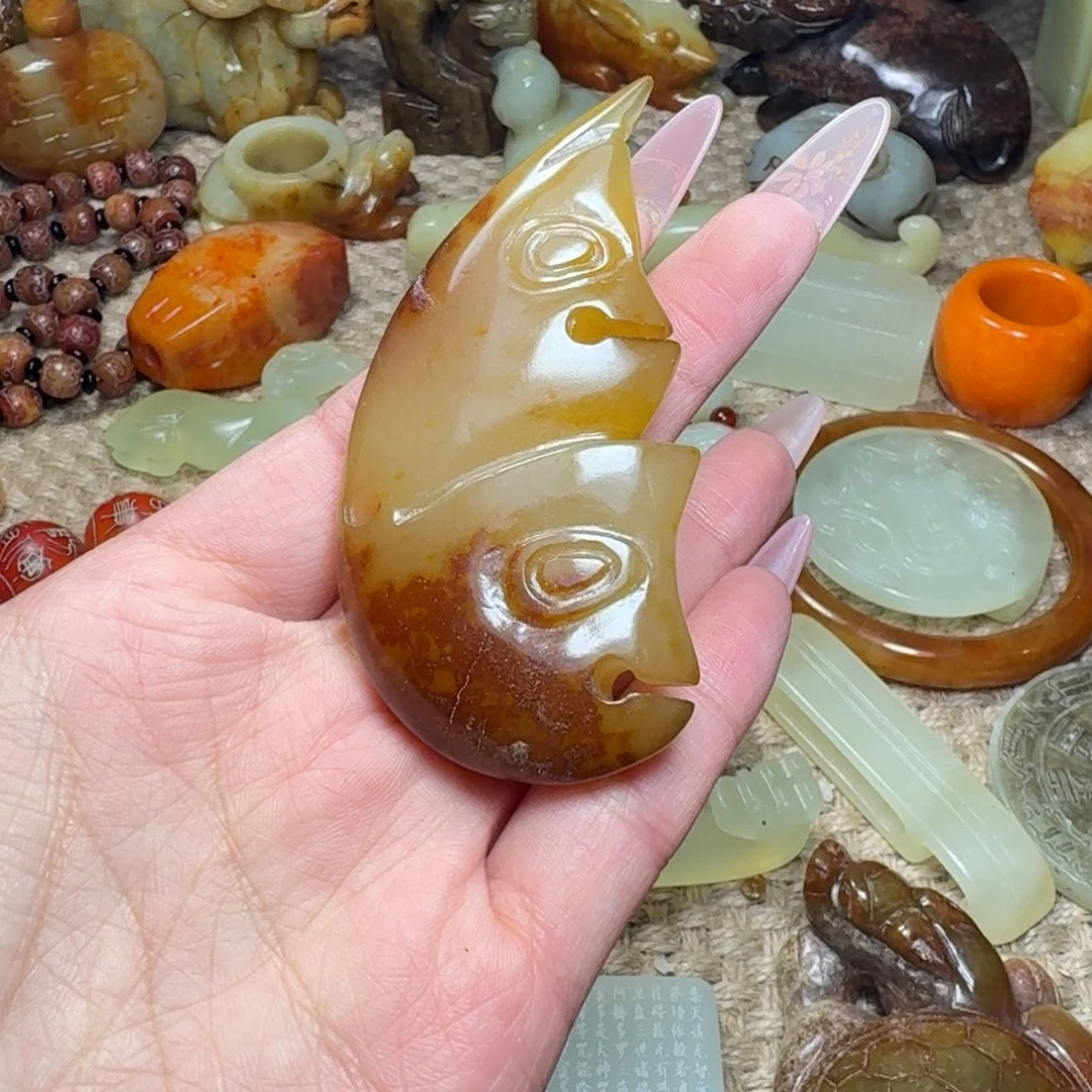 白玉菩提吊坠挂件