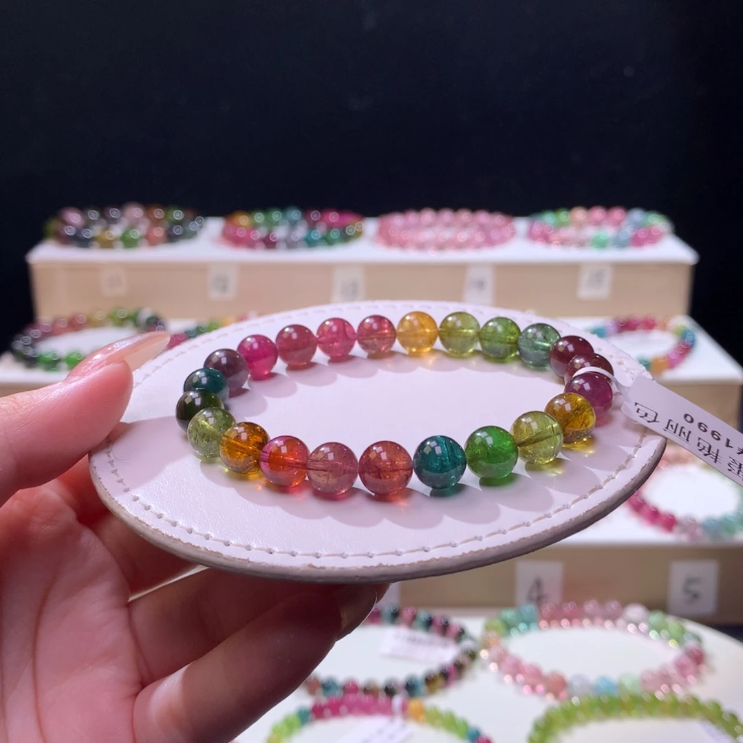 未镶嵌手链碧玺碧玺