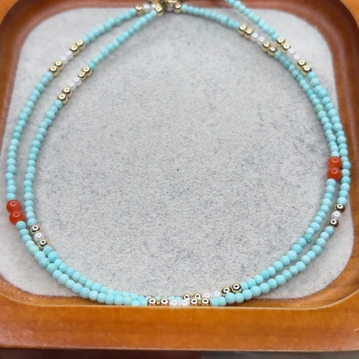 绿松石未镶嵌手链