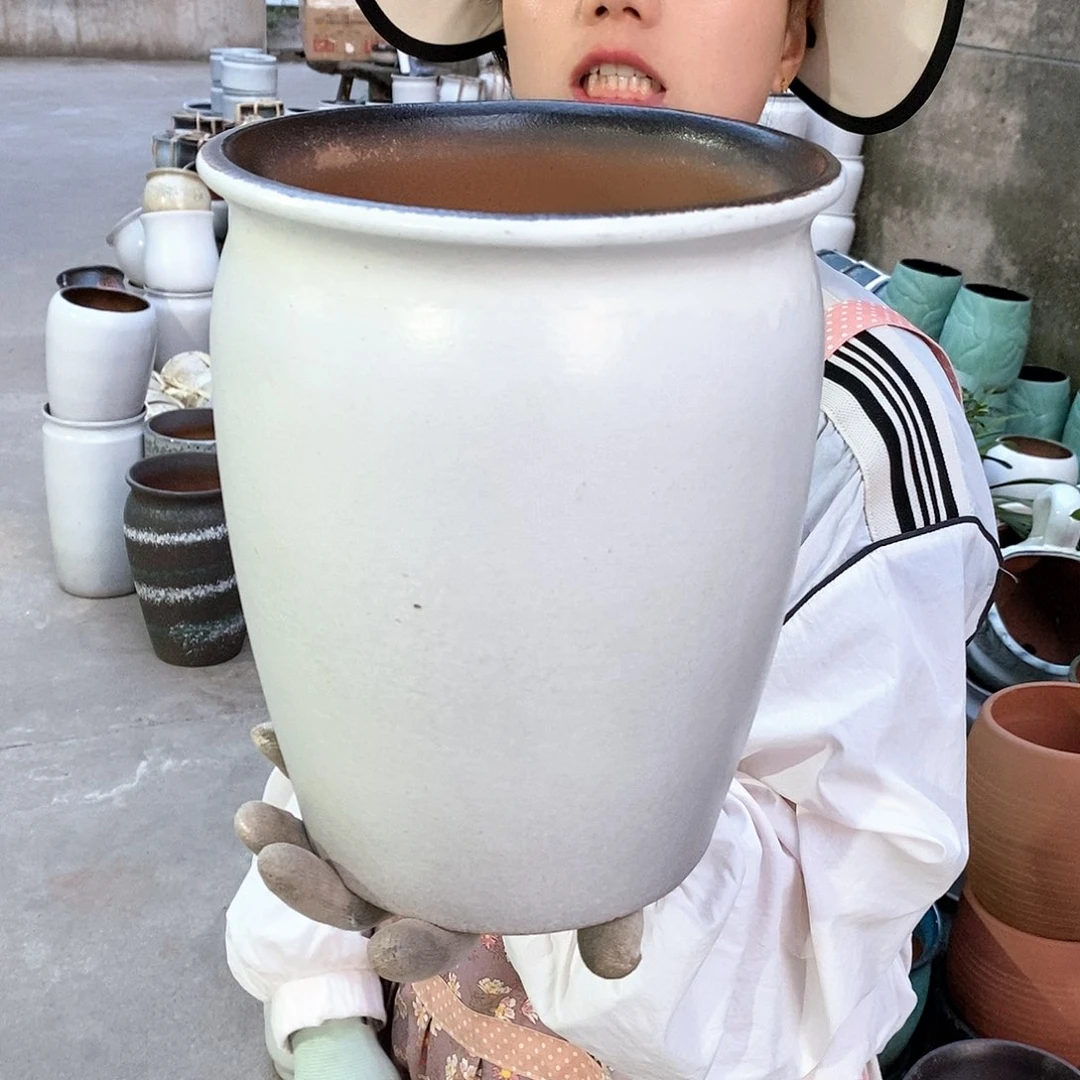 紫砂花盆正品口20高25