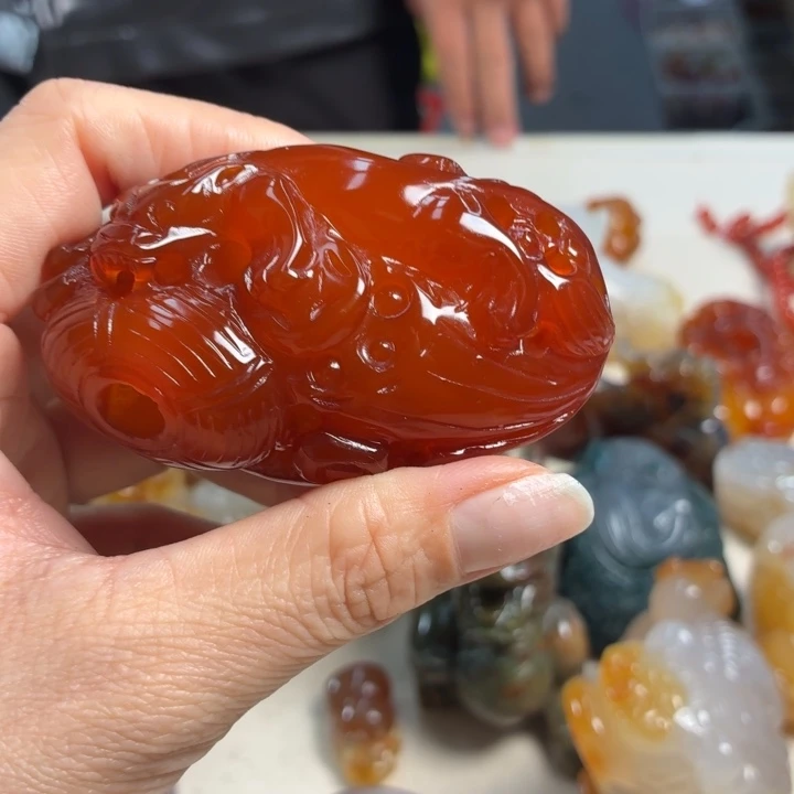 玛瑙/玉髓未镶嵌吊坠(不含链)