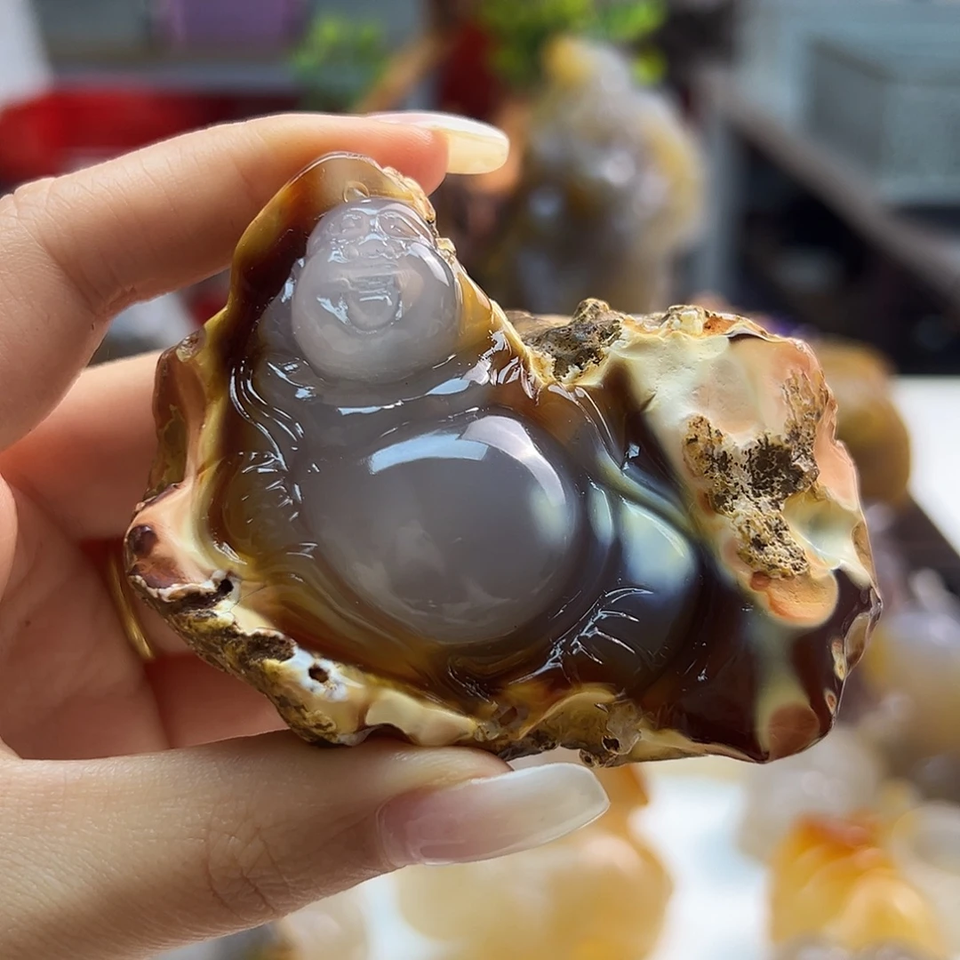 玛瑙/玉髓未镶嵌吊坠(不含链)