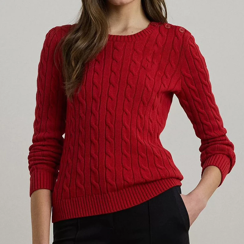 《257》南油高定重工刺绣金属扣长袖气质百搭针织