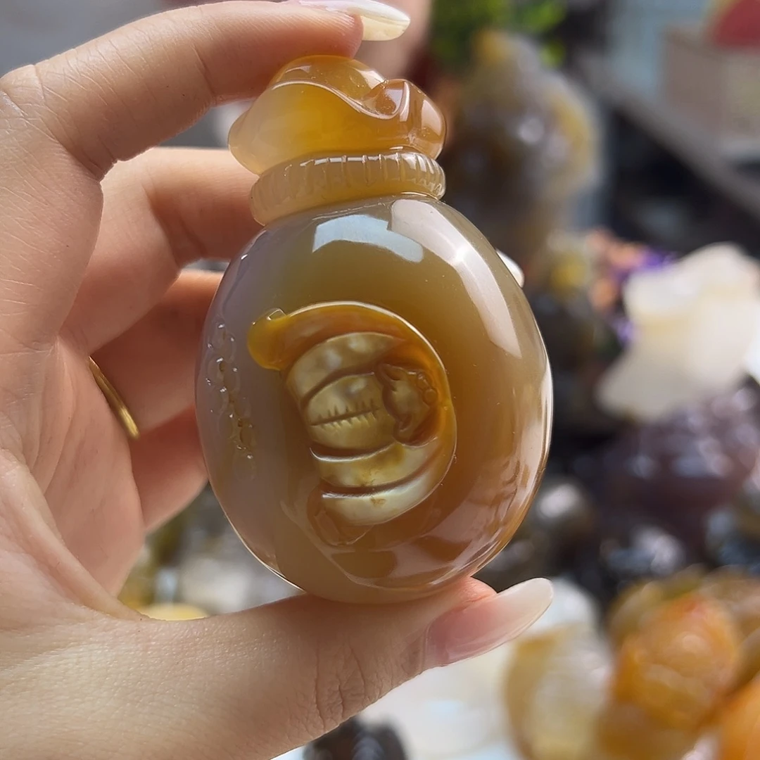 玛瑙/玉髓未镶嵌吊坠(不含链)