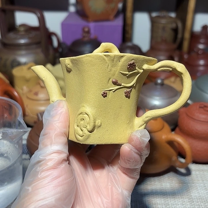 紫砂茶壶原矿宜兴紫砂微瑕