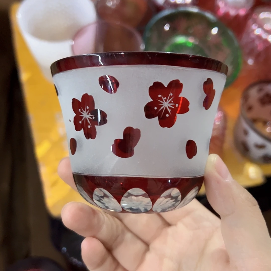 水晶玻璃平底款微瑕一个