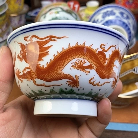 景德镇陶瓷藏式茶碗