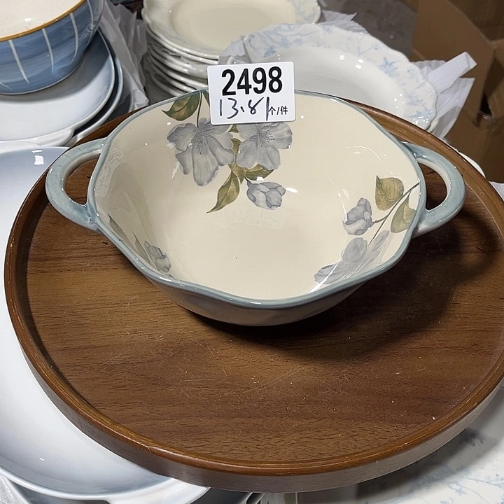 瓷微瑕外贸餐具2498