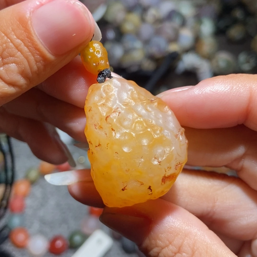 未镶嵌玛瑙/玉髓珠宝半成品