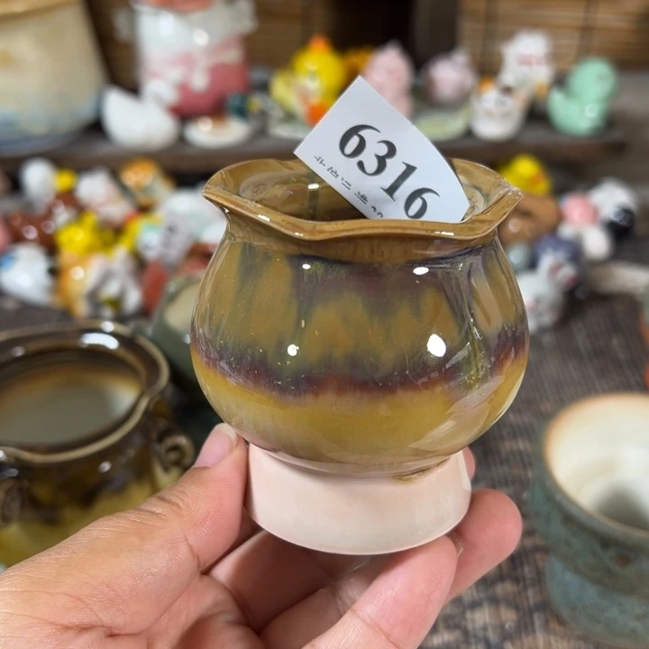 口5高7 手工花盆满30包邮