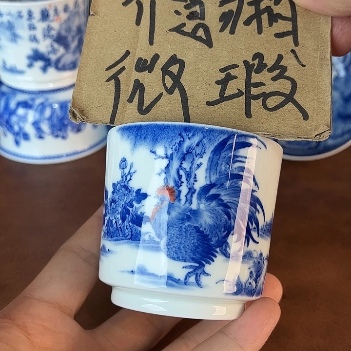 5***8瓷片景德镇全手工手绘陶瓷