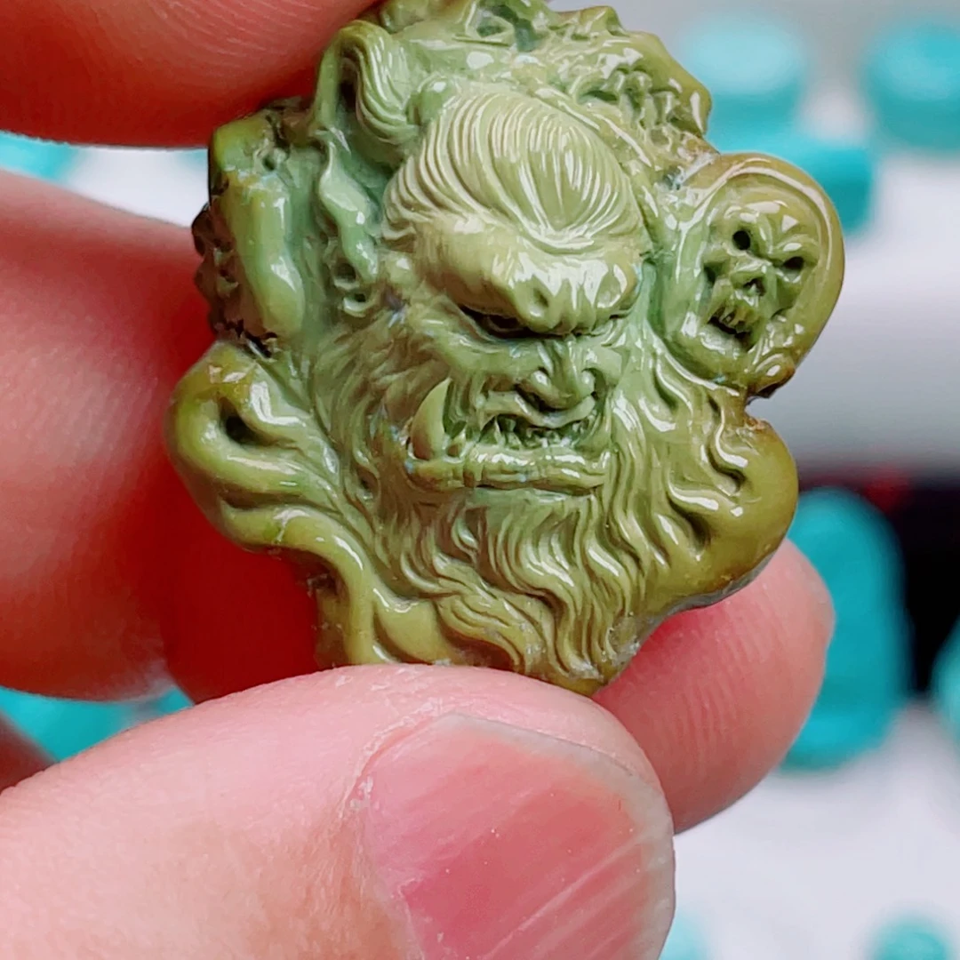 绿松石未镶嵌吊坠(不含链)