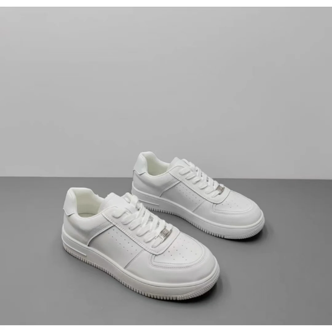 668-17新款系带圆头舒适百搭软底小白鞋仓