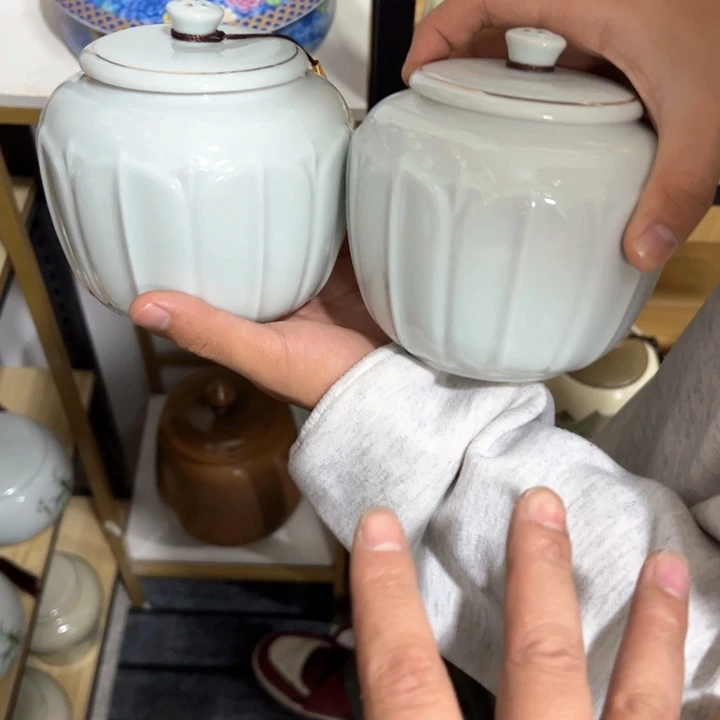罐茶叶罐陶瓷家用储物罐