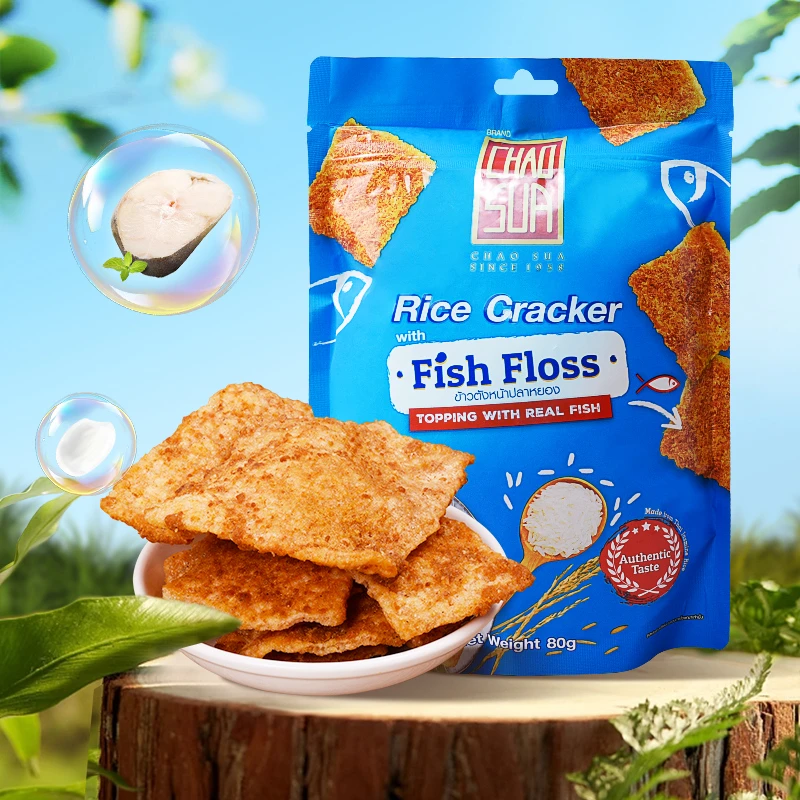 泰国进口人气零食座山鱼丝米饼休闲零食小吃
