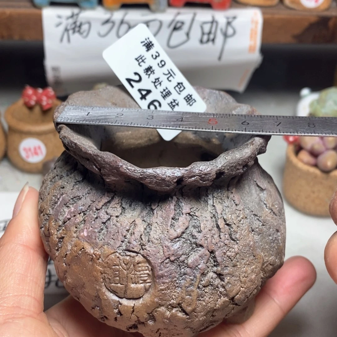 红陶处理的，处理