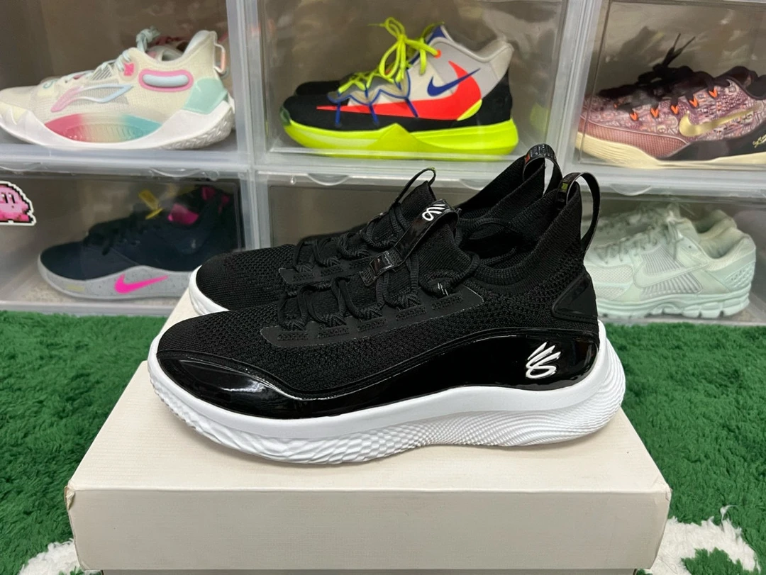 95新 maje 45码/库里8黑白篮球鞋/二手正品