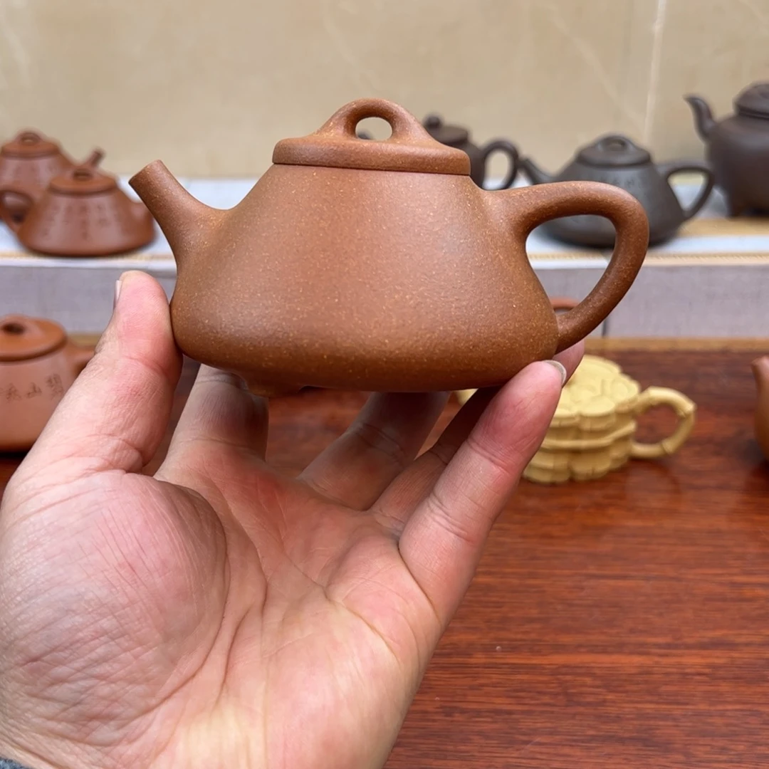 紫砂茶壶微瑕：石瓢200cc