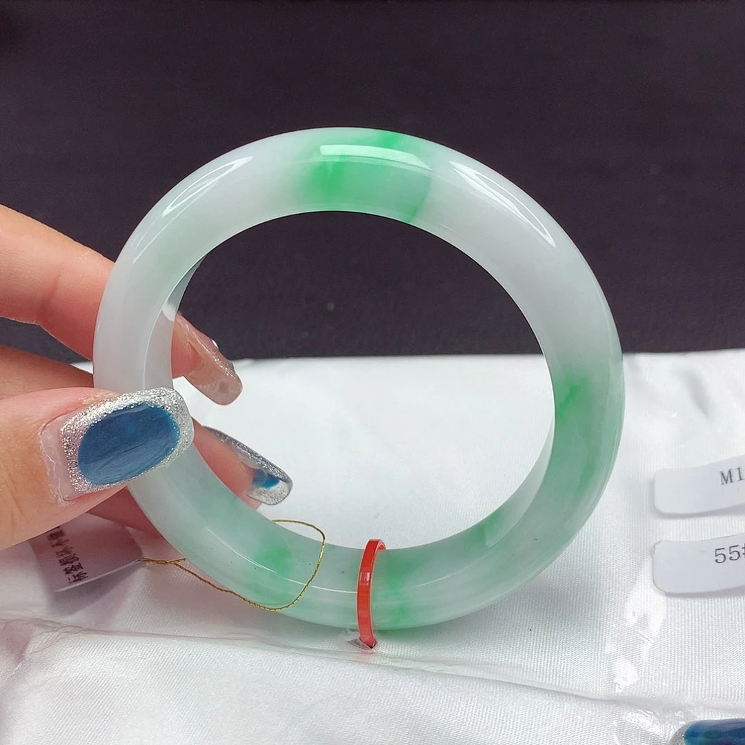 未镶嵌手镯翡翠55圈018