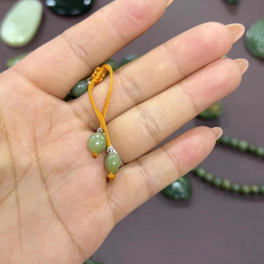 岫岩河磨玉（透闪石质玉）挂件未镶嵌@****@