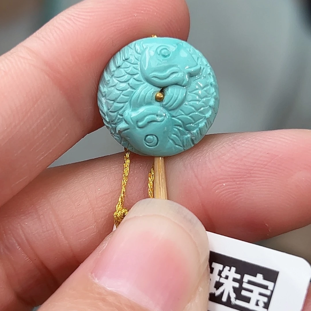 绿松石珠宝奇石未镶嵌