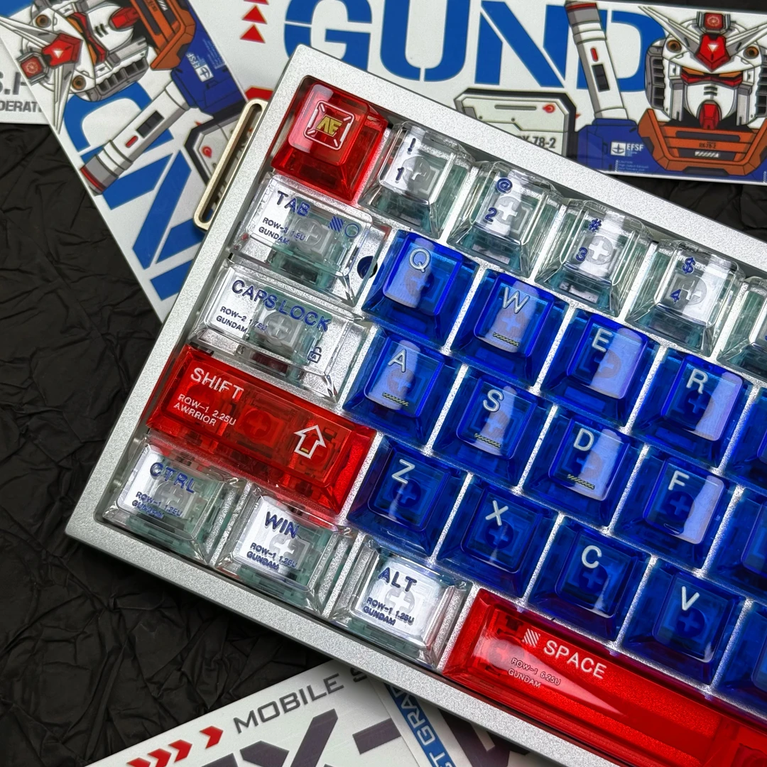 高达GUNDAM键帽原厂UV工艺PC材质适配wooting佳达隆GH60醉鹿磁轴
